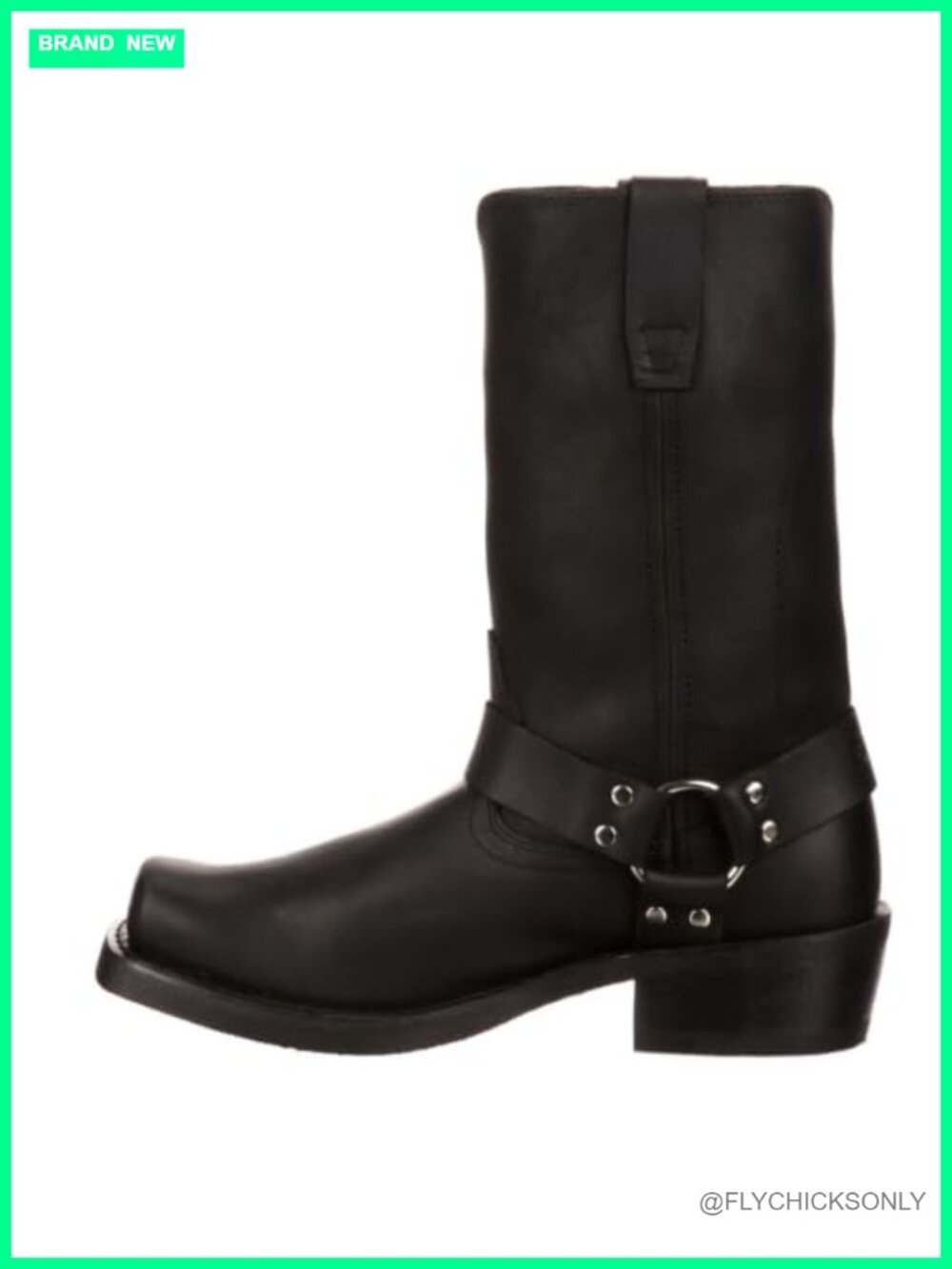 Snoot Toe Western Boots Leather Rubber Sole Slip Oil Resistant Goodyear Welt